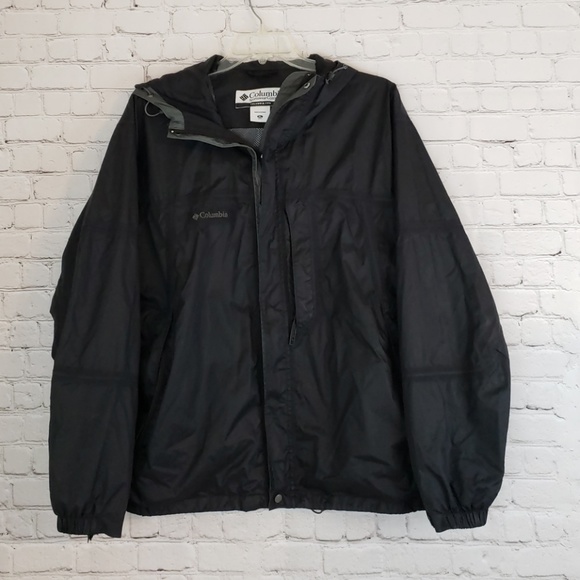 Columbia Other - Men's Columbia Rain Jacket Coat Size XL Black